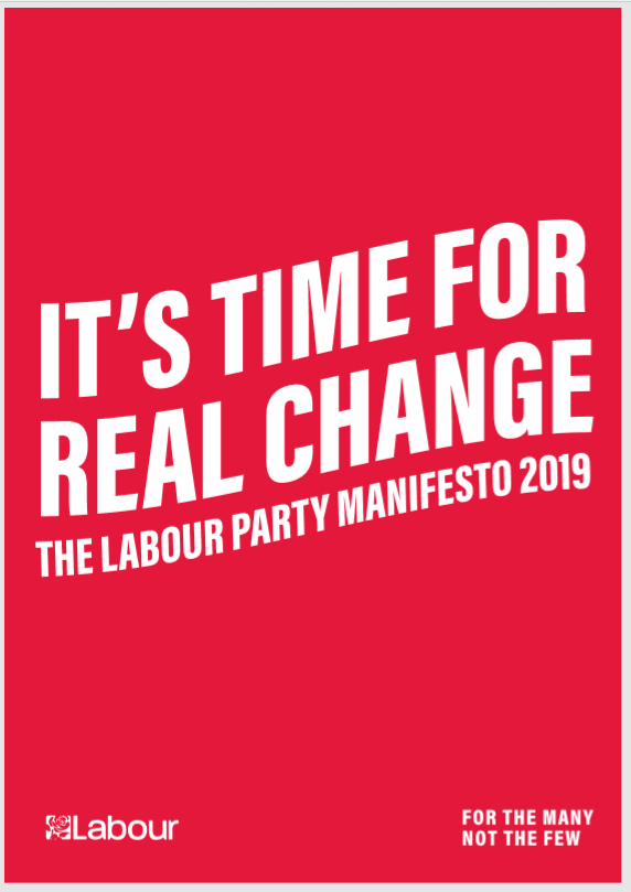 Labour Party 2019 Manifesto